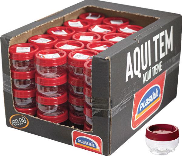 KIT GIRE E TRAVE 155 ML - 76 PECAS VERMELHO