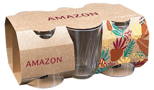 AMAZON JG C/ 6 COPO 190 ML - CAIXA C/ 8 PEÇAS