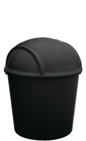LIXEIRA BASCULANTE P/CANTO 7.5 LTS - PRETO