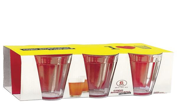 AMERICANO COPO LONG DRINK 450 ML JG C/ 06 PCS