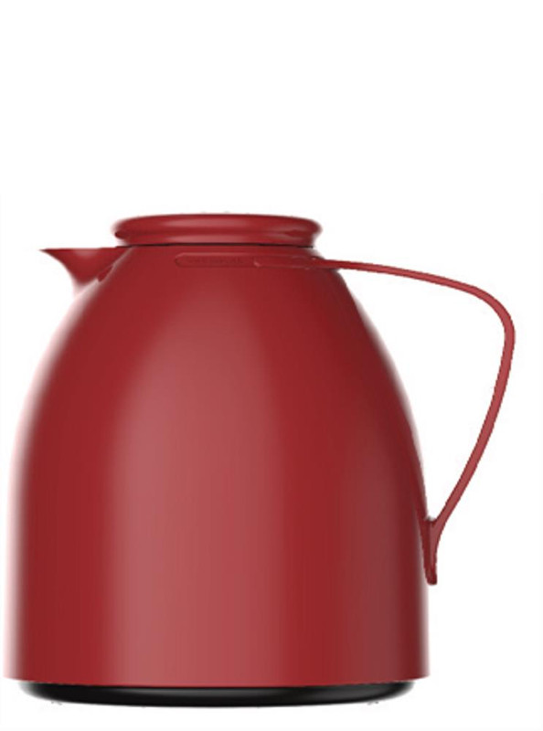 BULE TERMICO LUNA C/ INFUSOR DE CHA 1L VERMELHO
