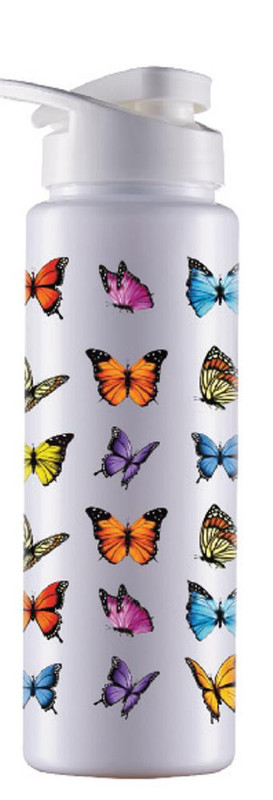 GARRAFA SQUEEZE 750ML BORBOLETA