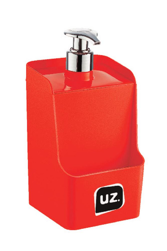 DISPENSER SLIM 500ML VERMELHO - 9 X 18 CM