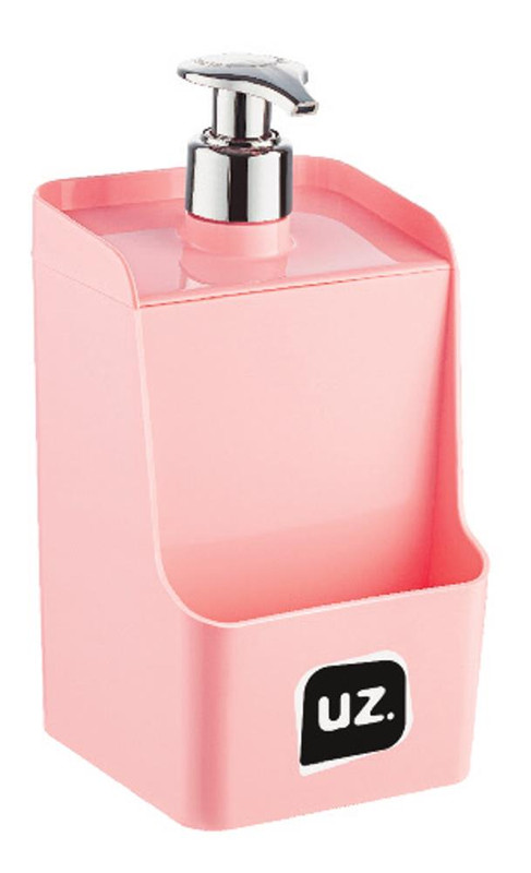DISPENSER SLIM 500ML ROSA - 9 X 18 CM