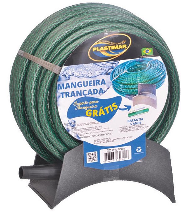 MANGUEIRA TRANCADA 20M C/ SUPORTE GRATIS