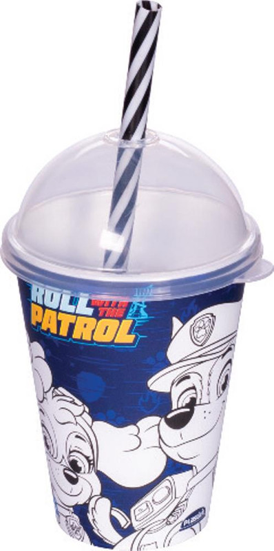 COPO SHAKE 280 ML PATRULHA CANINA - CAIXA C/ 15 PEÇAS