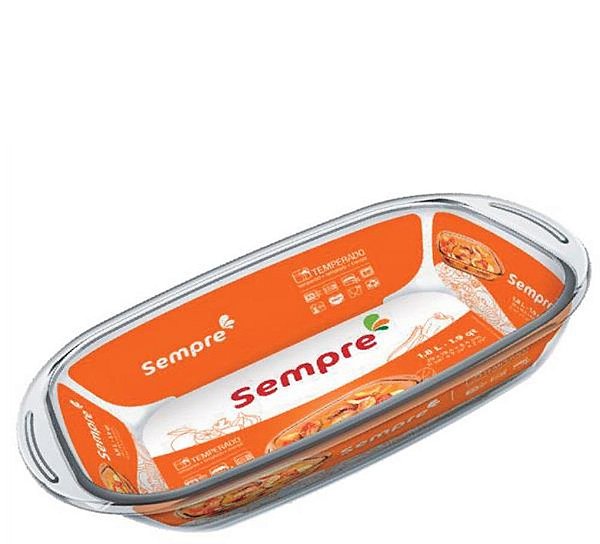SEMPRE RETANG 36,2X23X6,4   03 LTS - CAIXA C/ 6 PEÇAS