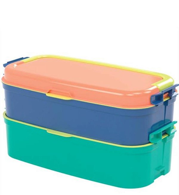 MARMITA FIT 520 ML - 19,6X10,6X10,8 CM SORTIDA
