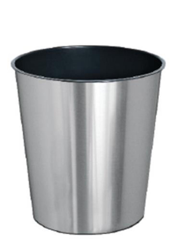 LIXEIRA P/ ESCRITORIO COM LABEL INOX 10L