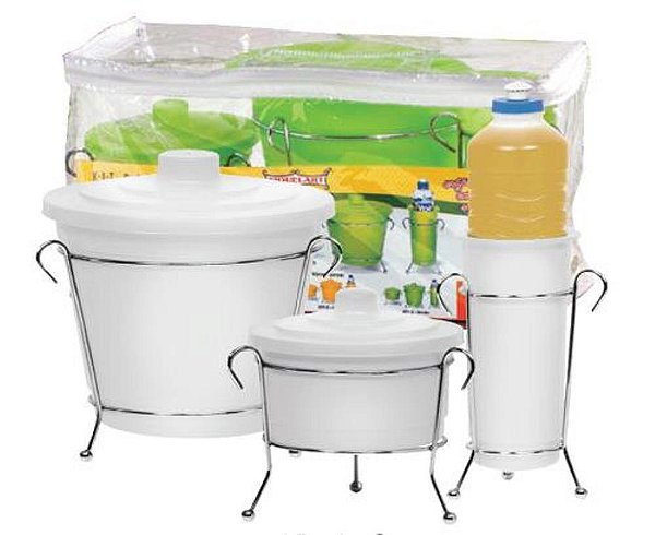 KIT PIA CROMO COLORS - BRANCO