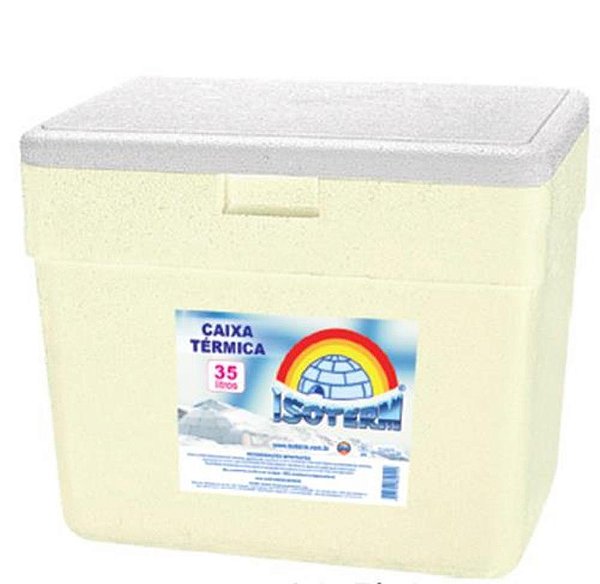 CAIXA TERMICA 035 LITROS - C/ ALCA