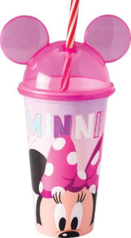 COPO 500 ML COM ORELHA MINNIE - CAIXA C/ 16 PEÇAS