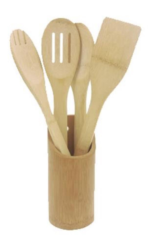 ECOKITCHEN - KIT DE UTENSILIOS 5 PCS BAMBOO