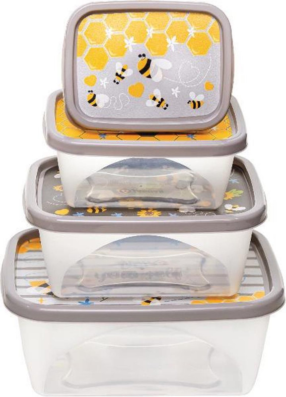 CJ ORGANIZ RET 4 PCS 220/420/750/1270 ML BEE