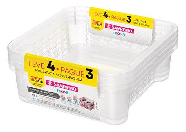 CJ L4P3 CESTA 1,6L - 19,8 X 19 X 8,2 CM
