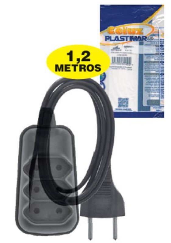 EXTENSAO BABY 2P 1,2 MTS PRETO