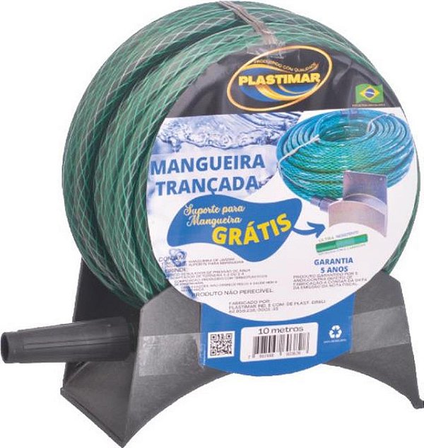 MANGUEIRA TRANCADA 10M C/ SUPORTE GRATIS