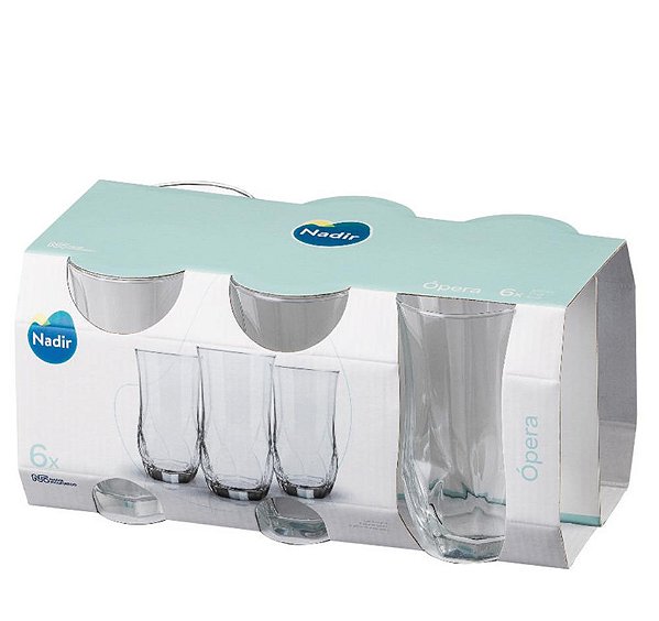 OPERA COPO LONG DRINK 360 ML - JG C/ 06 PCS