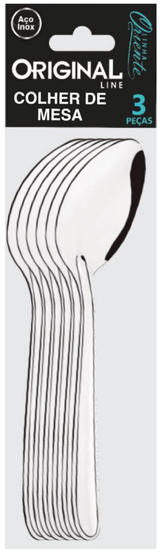 ORIENTE - COLHER DE MESA C/ 6 PCS