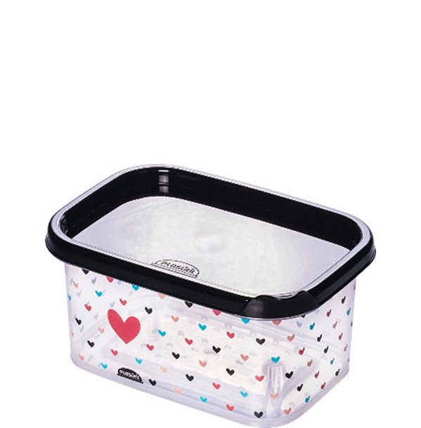 POTE CONECT 600 ML PRETO CORACAO