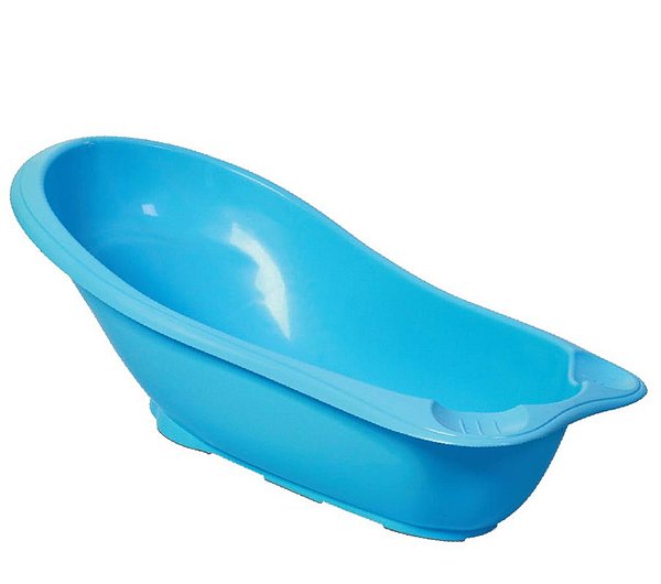 BANHEIRA 25L AZUL BEBE