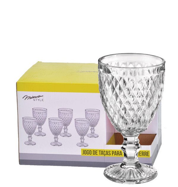 TACAS VERRE 240 ML - JG C/ 06 PCS