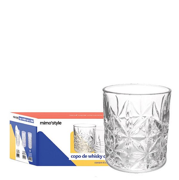 COPO WHISKY 300ML C/ 06 PCS