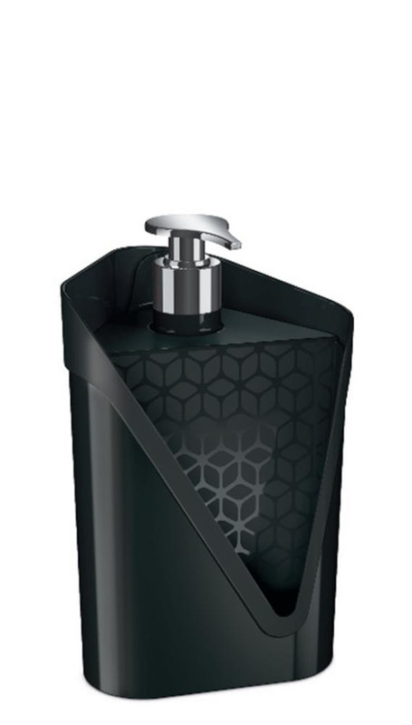 DISPENSER CLICK 500ML PRETO - 9 X 18 CM