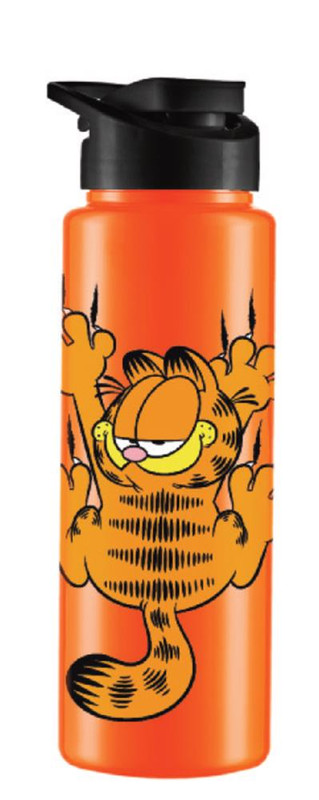 GARRAFA SQUEEZE 750ML GARFIELD LARANJA