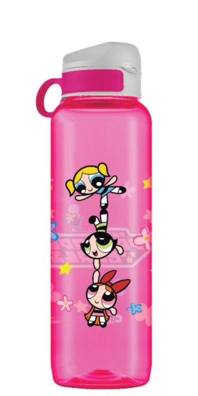 GARRAFA SQUEEZE 1L MENINAS SUPER PODEROSAS PINK