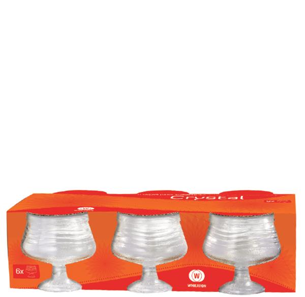 CRYSTAL - JG TACA P/ SOBREMESA 06 PCS  370 ML