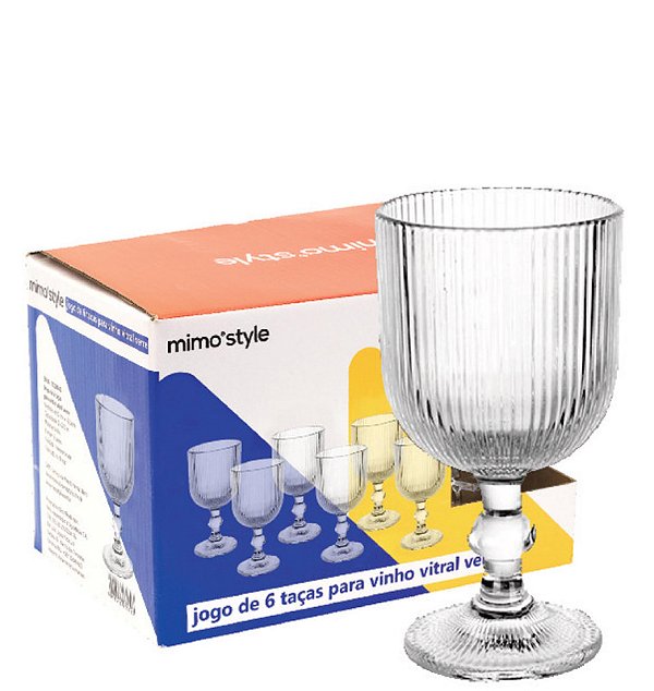SLEEK - TAÇA 350ML JG C/ 06 PCS