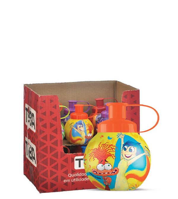 GARRAFA SQUEEZE BOLA 250 ML DIVERTIDAMENTE