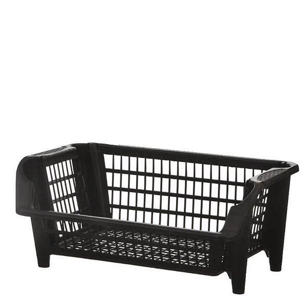 ORGANIZ. EMPILHAVEL PRETO - 54 X 37 X 23 CM