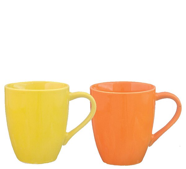 CANECA 250ML GLAMOUR COLORIDA - CAIXA C/ 24 PEÇAS