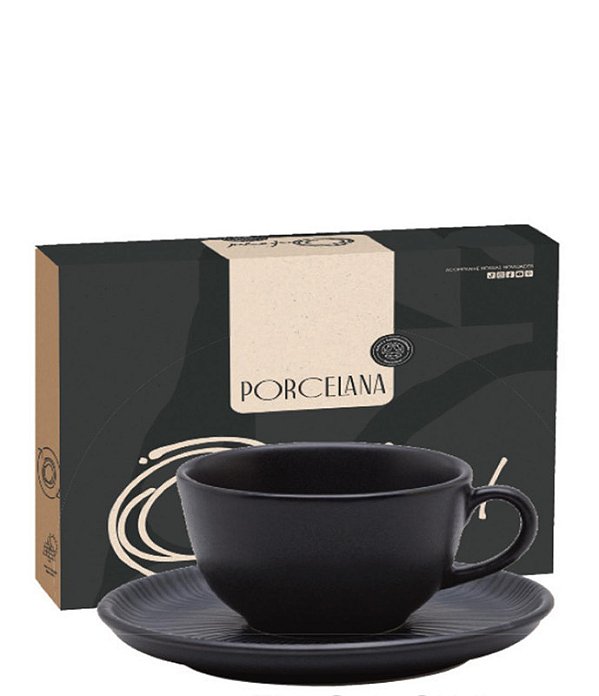 FLAT ONIX CJ XICARA CHA C/PIRES 12PC