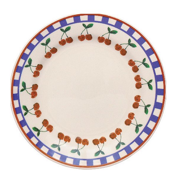 DONNA JARDIM DE CEREJAS PRATO RASO 24 CM - CAIXA C/ 12 PEÇAS
