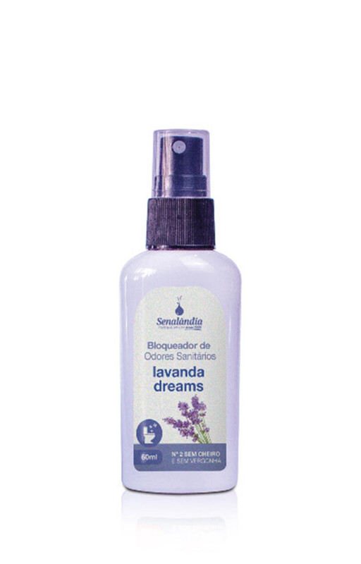 BLOQUEADOR DE ODORES SANITARIOS 60ML LAVANDA - CAIXA C/ 24 PEÇAS