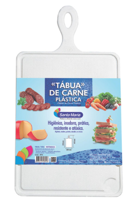 TABUA PLASTICA GRANDE 22,5 X 42 CM