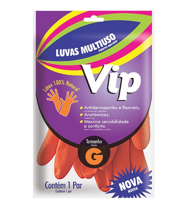 PAR DE LUVAS VIP MULTIUSO TAM. G