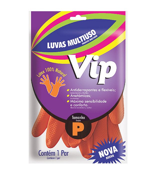 PAR DE LUVAS VIP MULTIUSO TAM. P