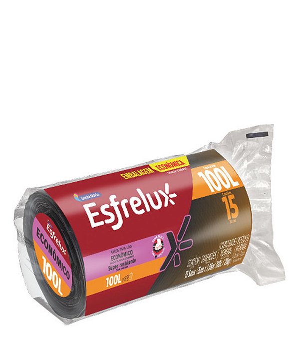 SACO P/ LIXO 100 LTS EM ROLO C/ 15 UN