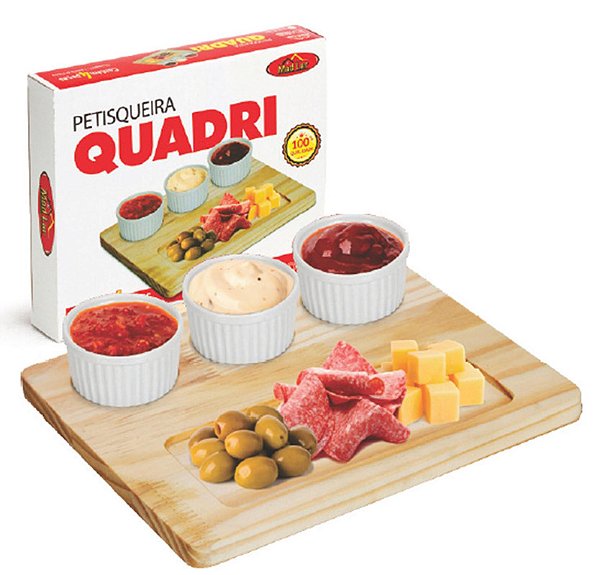 PETISQUEIRA QUADRI 04 PCS