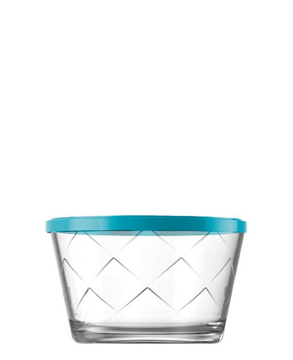 MARACATU TIGELA C/ TAMPA COLOR 350 ML  - CAIXA C/ 12 PEÇAS