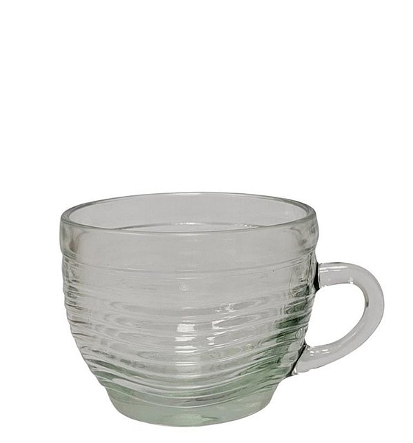 CRYSTAL - XICARA CHA 260 ML S/ PIRES TRANS - CAIXA C/ 24 PEÇAS