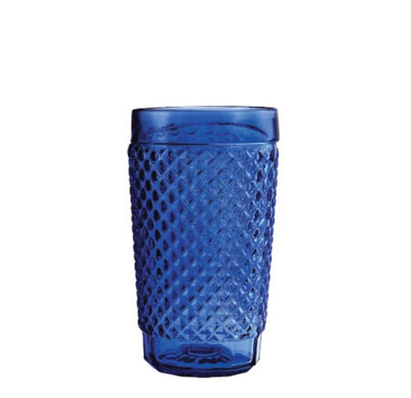 BARROCO - COPO MULTIUSO 310 ML AZUL ESCURO - CAIXA C/ 48 PEÇAS