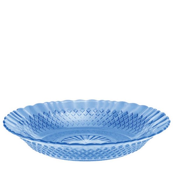 BARROCO - PRATO FUNDO 22 CMS AZUL CLARO - CAIXA C/ 12 PEÇAS