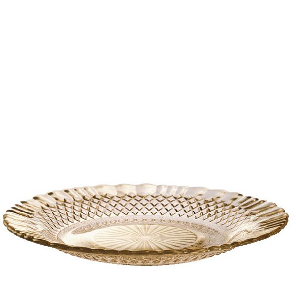 BARROCO - PRATO RASO 22,8 CMS GOLD - CAIXA C/ 12 PEÇAS