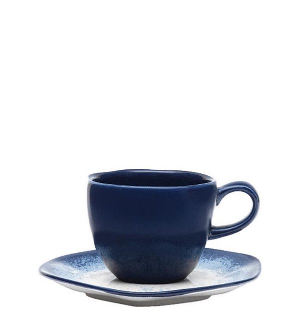 PORCELANA RYO GALAPAGOS CJ XICARA CHA C/PIRES 12PC