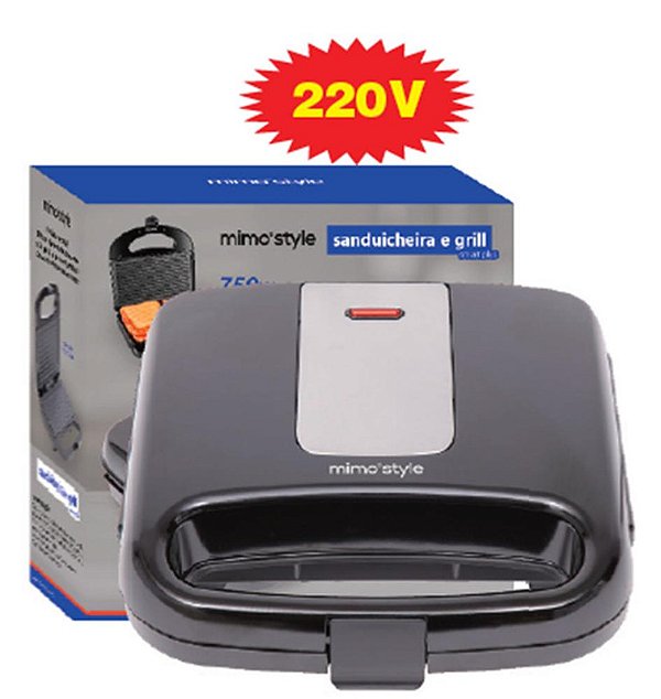ELETRICA - SANDUICHEIRA E GRILL PLUS 220V